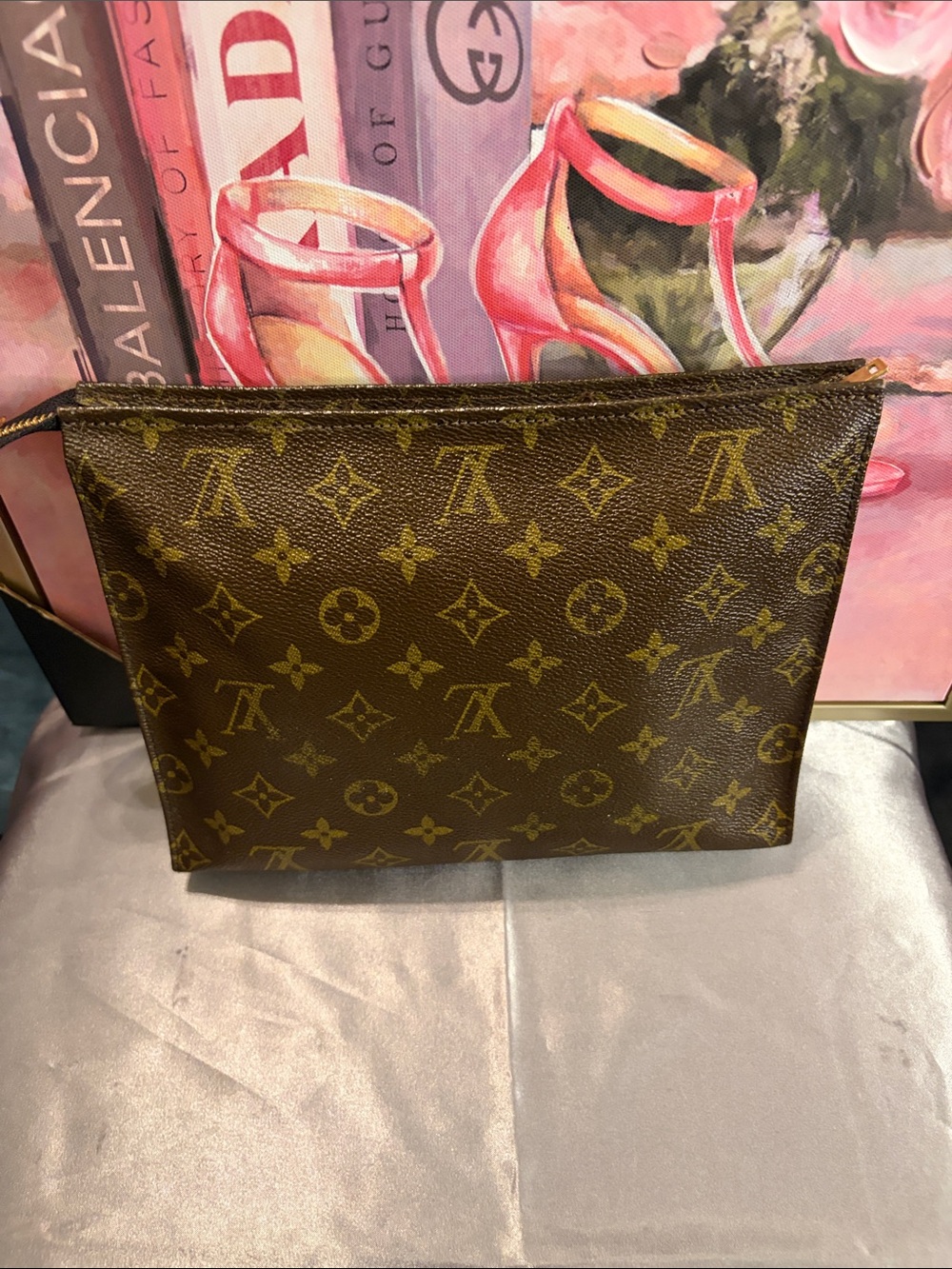 Louis Vuitton Brown Monogram Canvas Toiletry Pouch